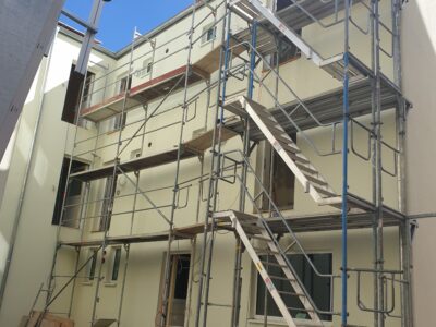 Projektfoto Bestandsumbau mit neuem Treppenturm