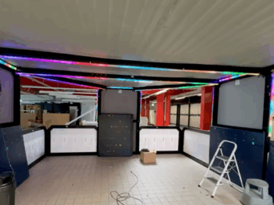 Projektfoto Pixel Games Messestand